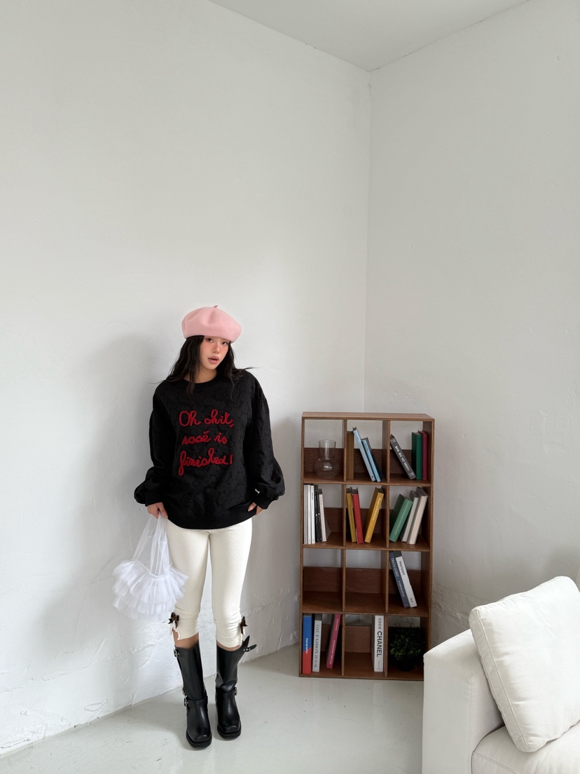 MAISONDEGLORY東大門㊣實拍女士新款熱賣真品人氣職業休閑衛衣MAISON DE GLORY衛衣