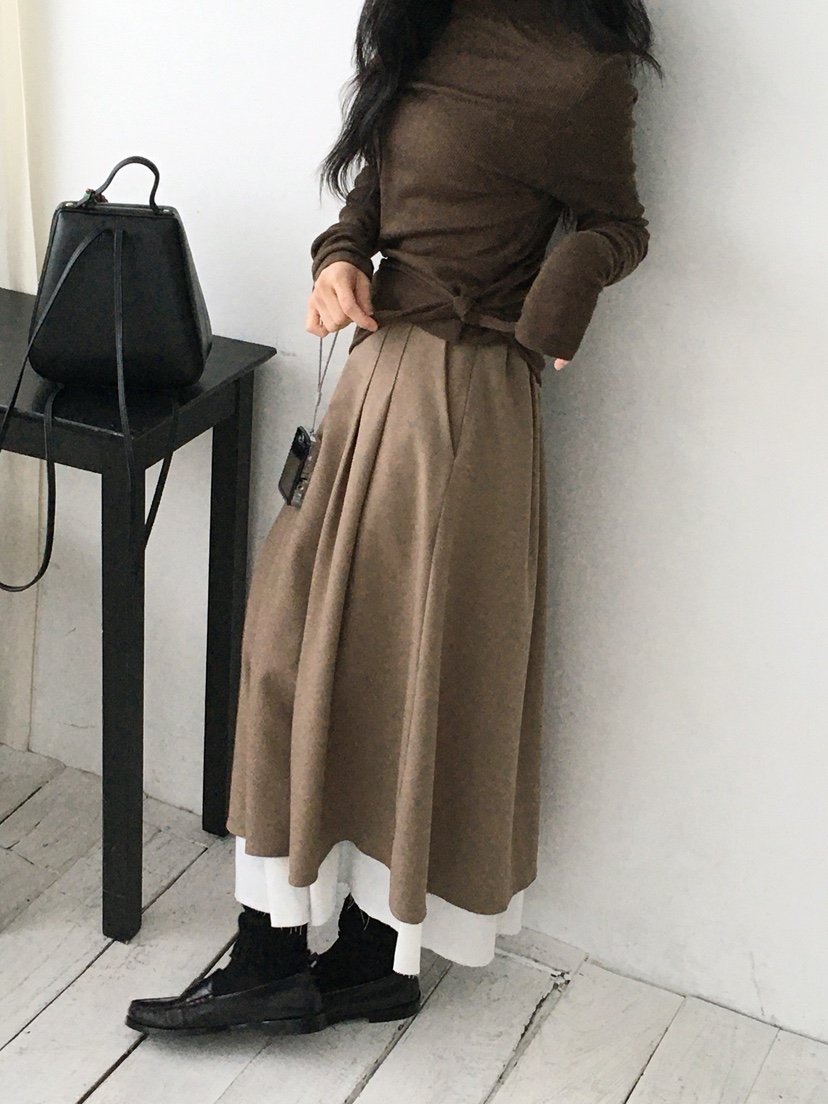 BEFORE SUNRISE韓國直郵㊣女士新款時尚推薦熱賣人氣職業長裙BEFORE SUNRISE長裙