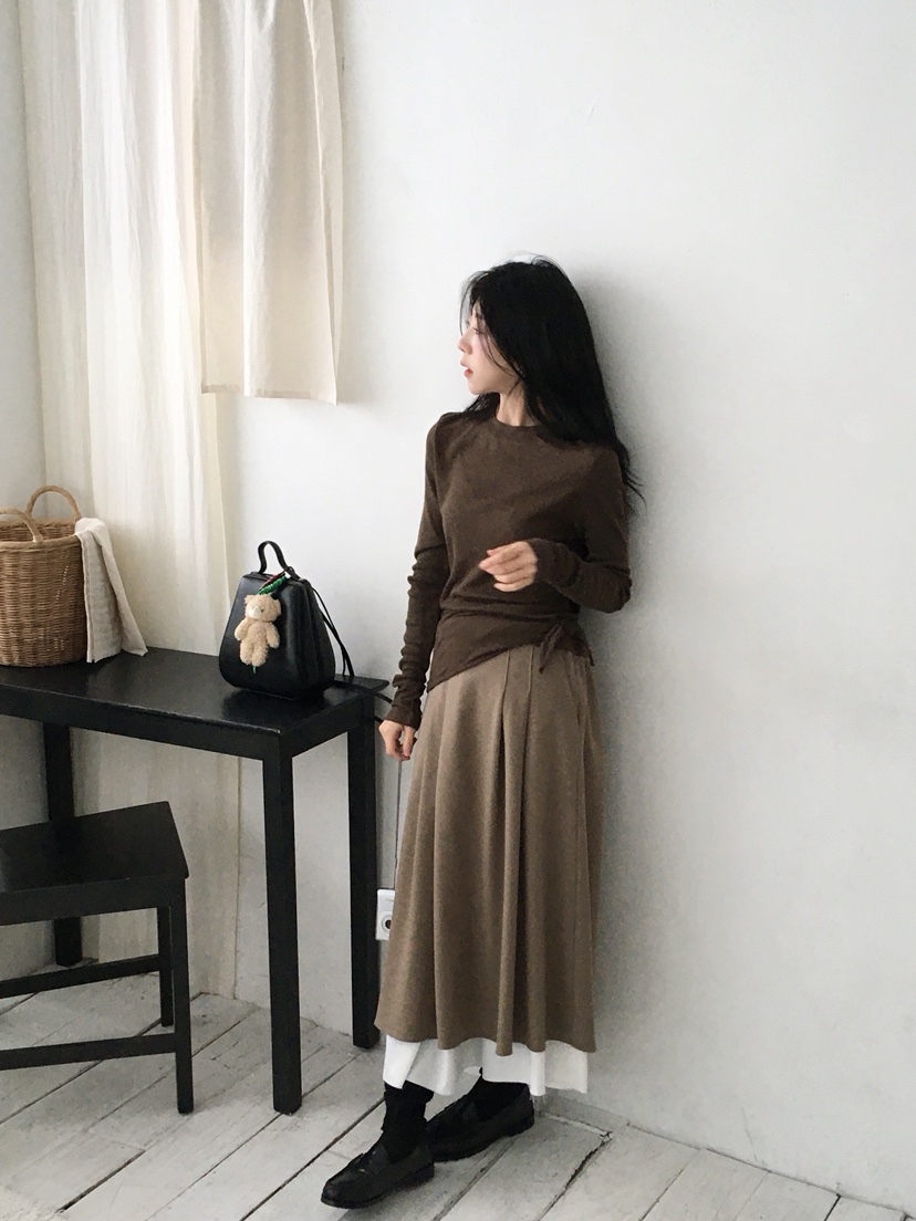 BEFORE SUNRISE韓國直郵㊣女士新款時尚推薦熱賣人氣職業長裙BEFORE SUNRISE長裙