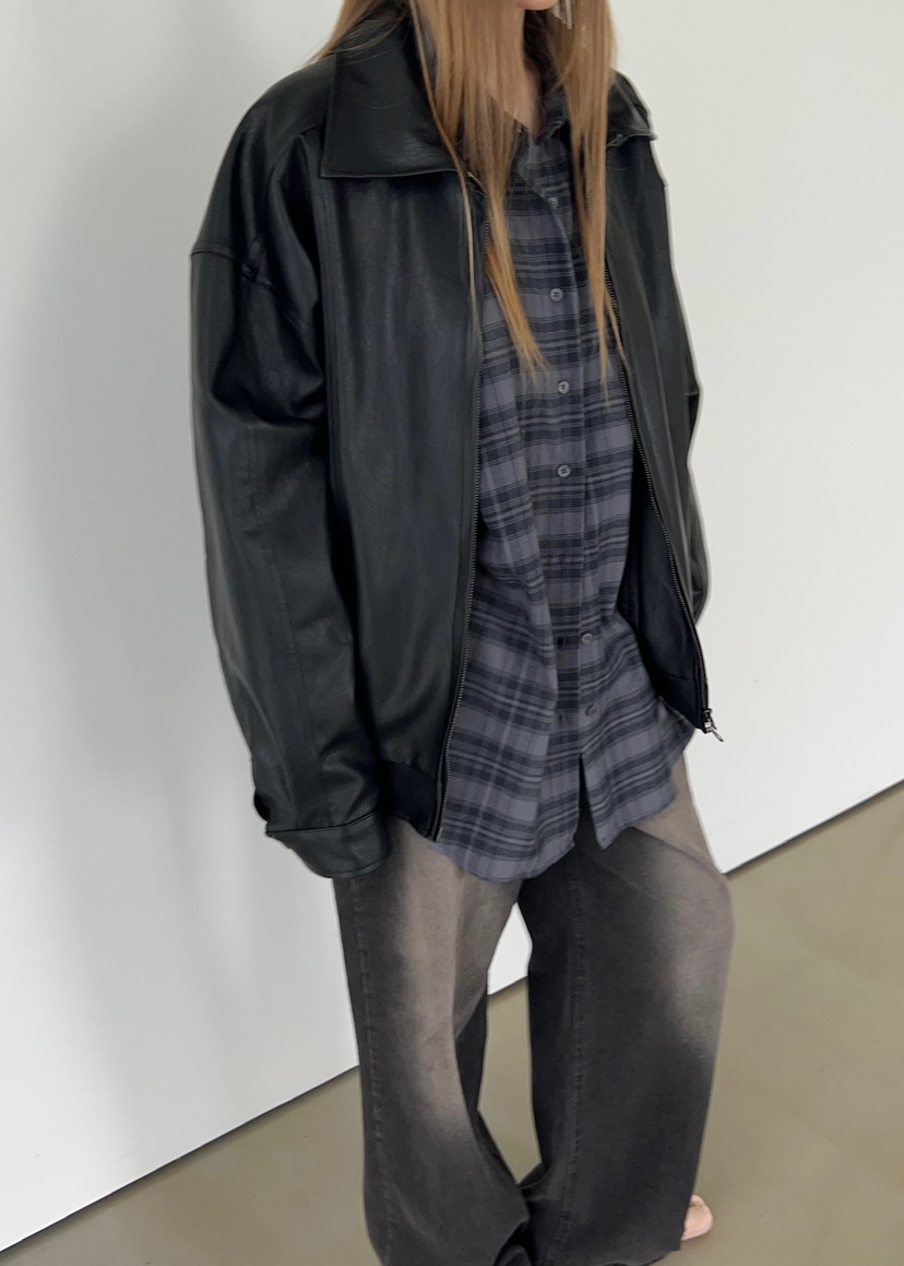 ANOTHER AVENUE韓國代購㊣女裝新品真品時尚熱賣人氣夾克皮革ANOTHER AVENUE夾克
