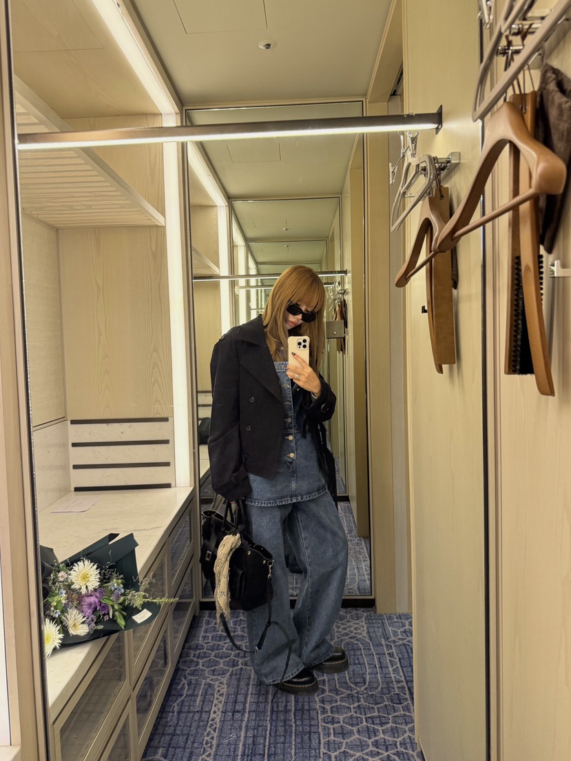ZEROZERO東大門㊣代購女士新品真品推薦時尚夾克含腰帶雙層ZEROZERO夾克