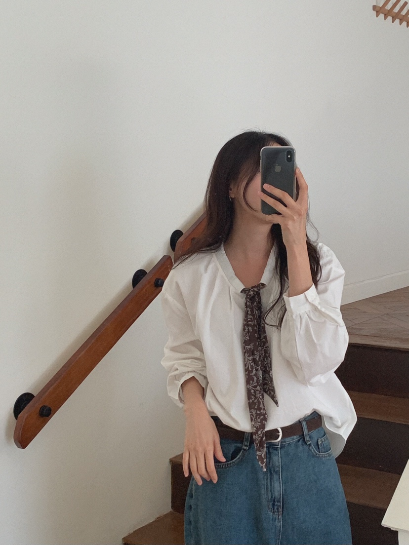 MOSMOS韓國直郵㊣女士新款熱賣人氣25秋冬時尚推薦襯衫蕾絲衫MOSMOS襯衫/蕾絲衫