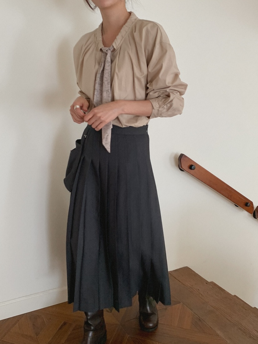 MOSMOS韓國直郵㊣女士新款熱賣人氣25秋冬時尚推薦襯衫蕾絲衫MOSMOS襯衫/蕾絲衫