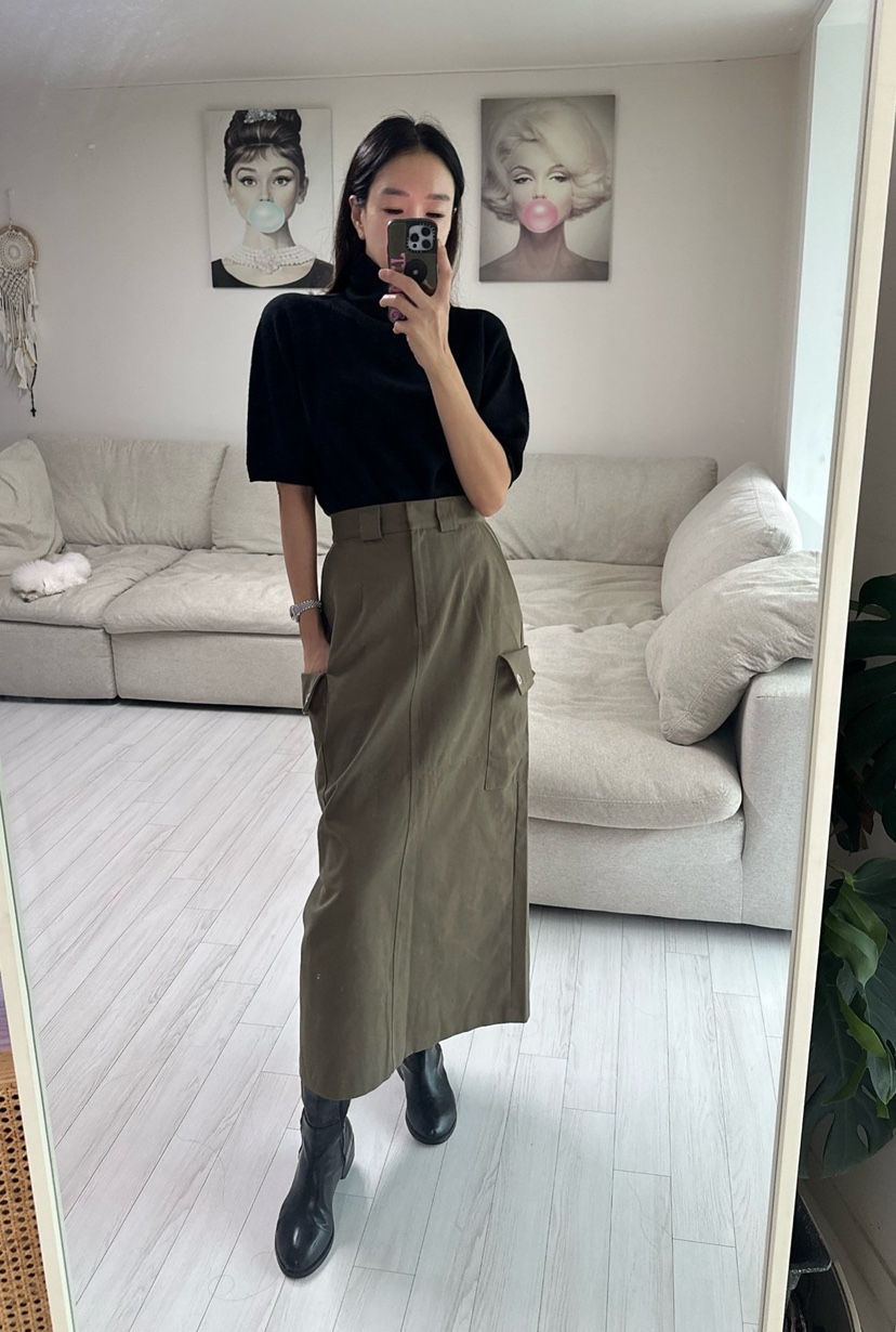 SOUIT東大門㊣直郵女士新品推薦25秋冬休閑人氣熱賣真品長裙SOUIT by mabel-L長裙