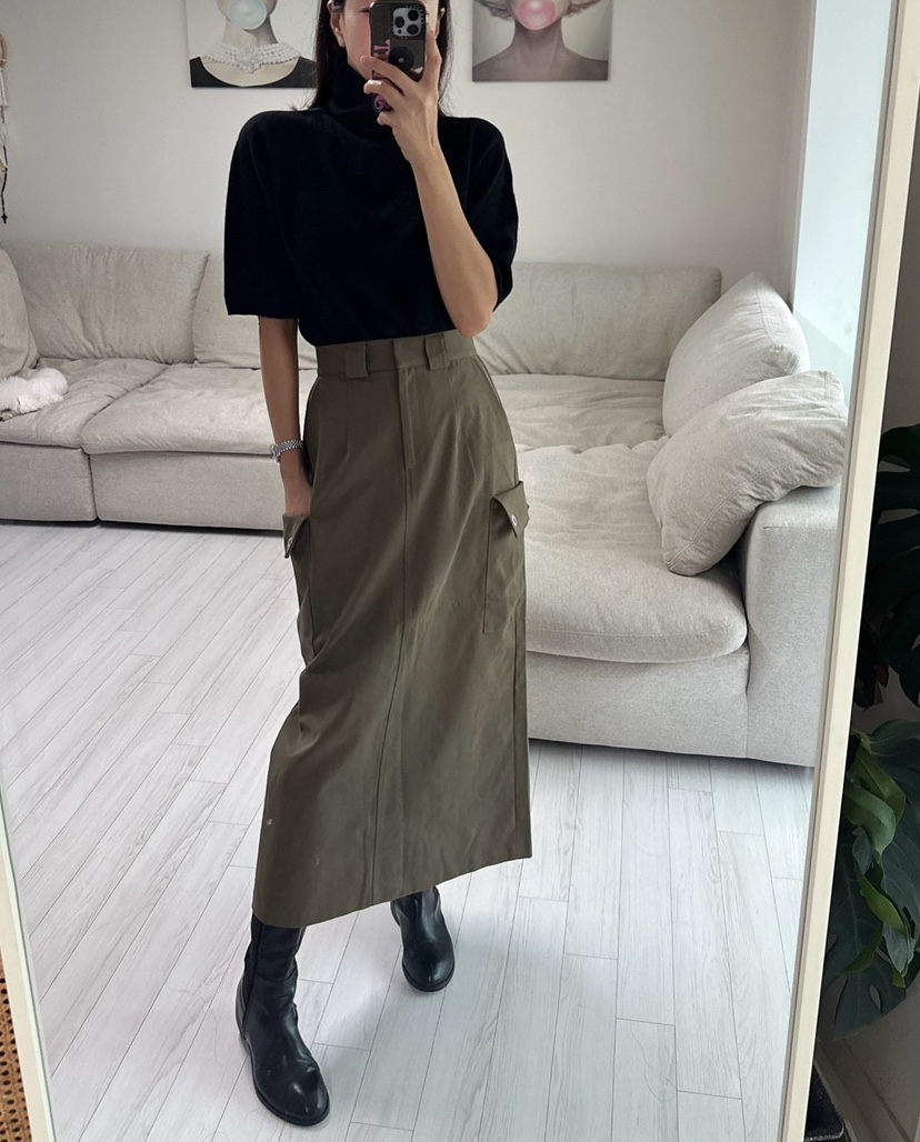 SOUIT東大門㊣直郵女士新品推薦25秋冬休閑人氣熱賣真品長裙SOUIT by mabel-L長裙