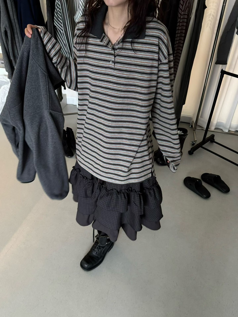 MINIMUZE東大門㊣代購女裝新品職業休閑人氣真品推薦長袖T恤MINIMUZE長袖T恤