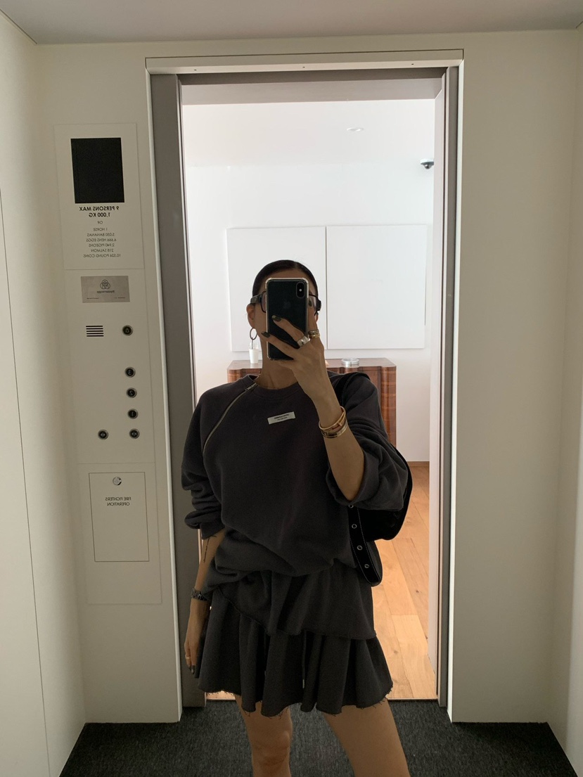 REVE CITE-L東大門㊣實拍女士新品人氣推薦25秋冬衛衣拉鏈REVE CITE衛衣