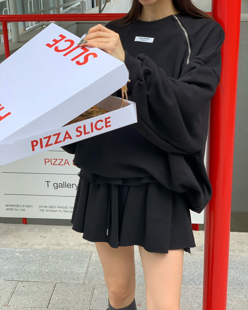 REVE CITE-L東大門㊣實拍女士新品人氣推薦25秋冬衛衣拉鏈REVE CITE衛衣