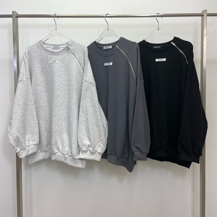 REVE CITE-L東大門㊣實拍女士新品人氣推薦25秋冬衛衣拉鏈REVE CITE衛衣