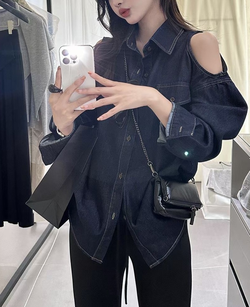 OLA東大門㊣代購女裝新品熱賣人氣職業25秋冬推薦襯衫蕾絲衫棉mellor/OLA襯衫/蕾絲衫