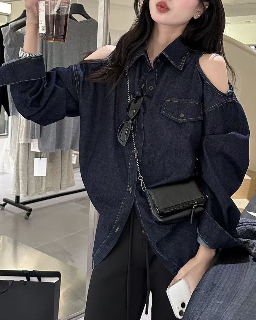 OLA東大門㊣代購女裝新品熱賣人氣職業25秋冬推薦襯衫蕾絲衫棉mellor/OLA襯衫/蕾絲衫