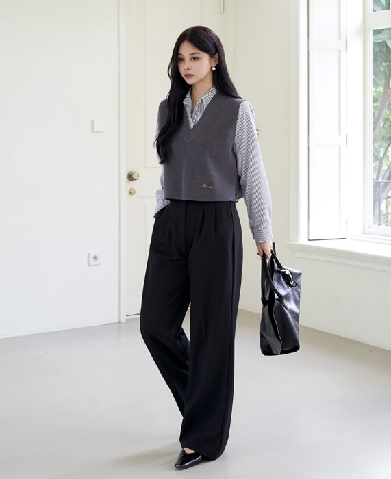 I BLLE東大門㊣代購女士新品熱賣職業推薦人氣25秋冬吊帶背心I BLLE吊帶/背心