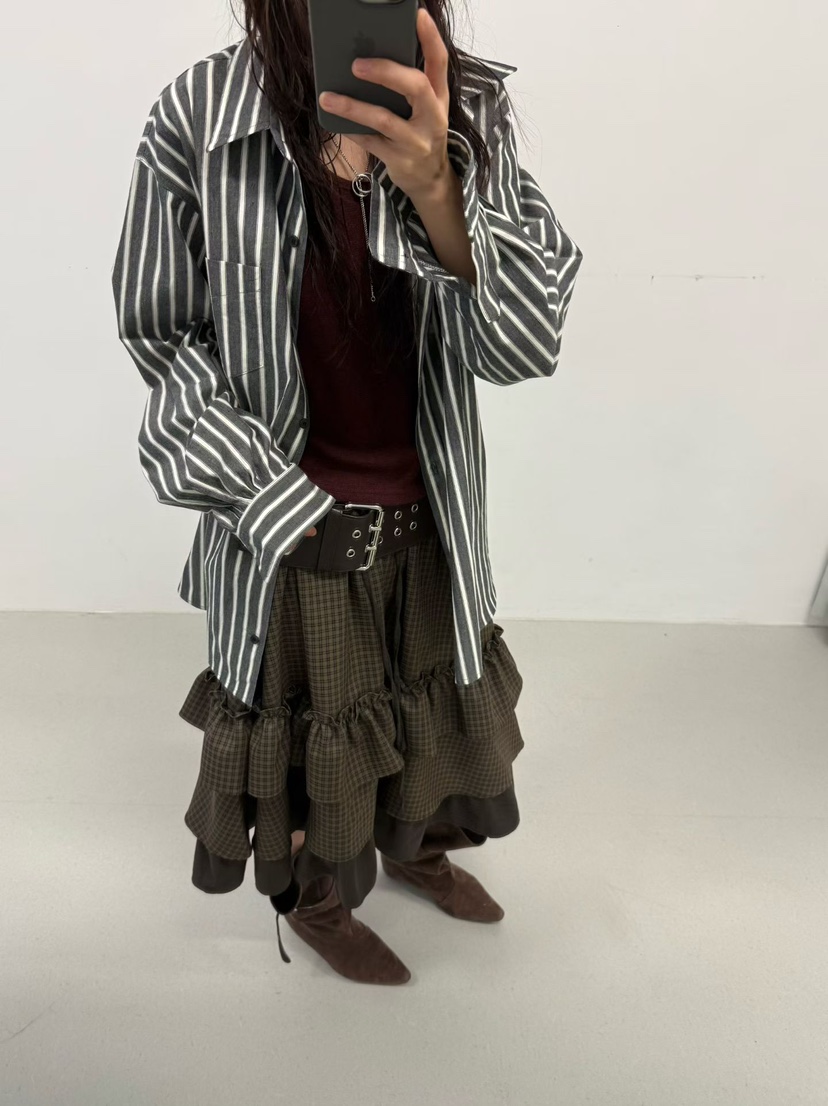 MINIMUZE東大門㊣實拍女裝新品休閑真品推薦人氣職業熱賣長裙MINIMUZE長裙