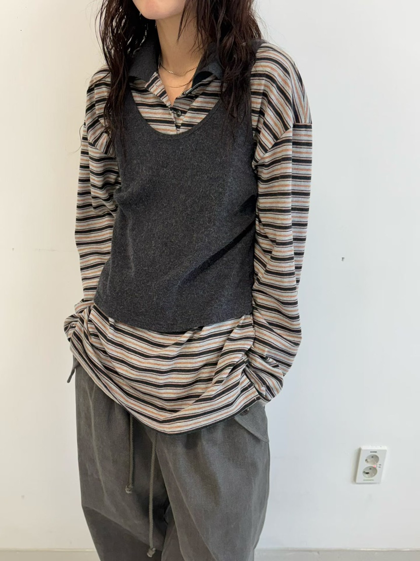 MINIMUZE東大門㊣實拍女裝新款時尚人氣休閑真品熱賣吊帶背心MINIMUZE吊帶/背心