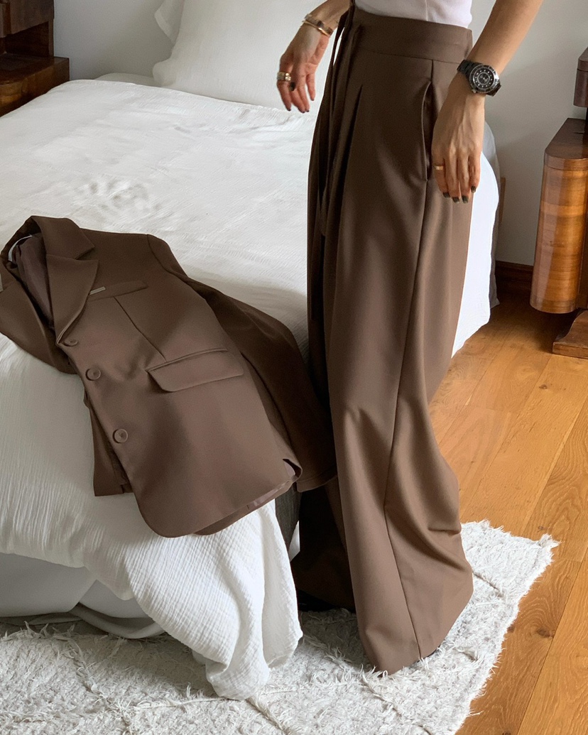 REVE CITE-L東大門㊣實拍女裝新品25秋冬人氣推薦真品休閑褲REVE CITE休閑褲