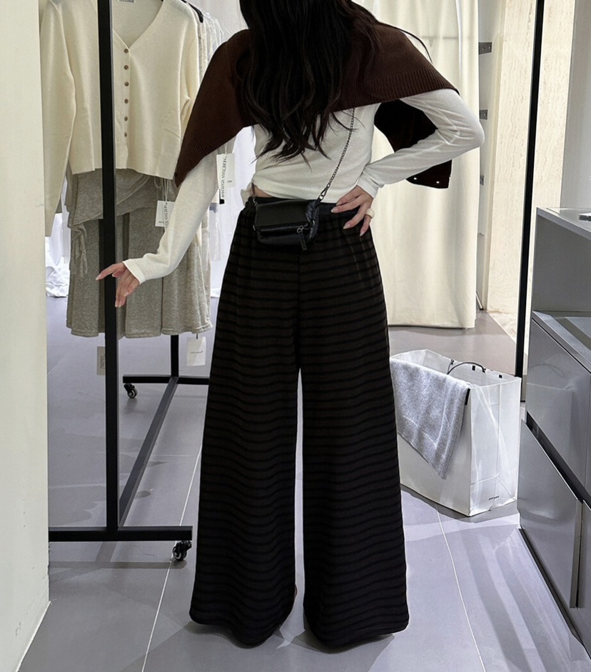OLA東大門㊣代購女士新品人氣職業25秋冬熱賣時尚推薦休閑褲mellor/OLA休閑褲