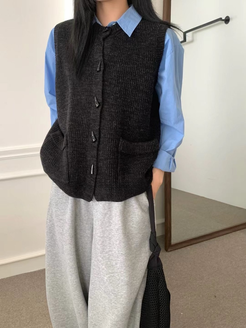 DOUZEMOIS東大門㊣直郵女裝新款熱賣推薦人氣職業馬甲不含內搭DOUZEMOIS馬甲