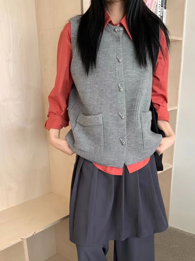 DOUZEMOIS東大門㊣直郵女裝新款熱賣推薦人氣職業馬甲不含內搭DOUZEMOIS馬甲