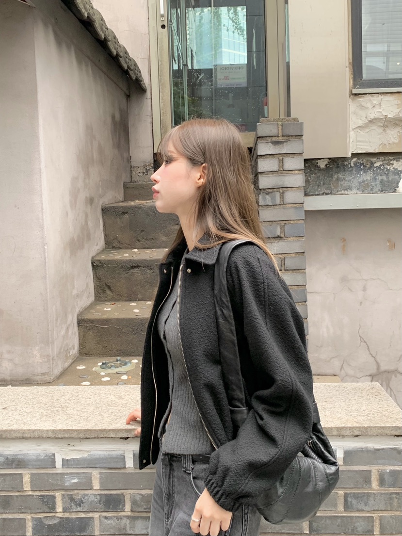 LEGACY韓國代購㊣女裝新款25秋冬職業推薦休閑人氣夾克粗花呢LEGACY夾克