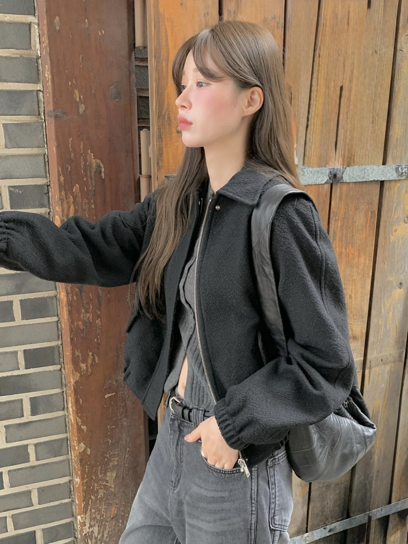 LEGACY韓國代購㊣女裝新款25秋冬職業推薦休閑人氣夾克粗花呢LEGACY夾克