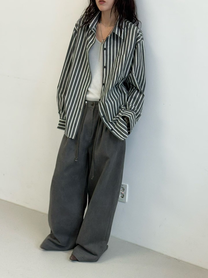 MINIMUZE韓國代購㊣女裝新品真品休閑職業熱賣25秋冬襯衫蕾絲衫MINIMUZE襯衫/蕾絲衫