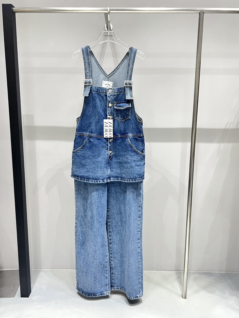 ZEROZERO東大門㊣直郵女裝新品人氣25秋冬推薦休閑職業背帶褲ZEROZERO背帶褲