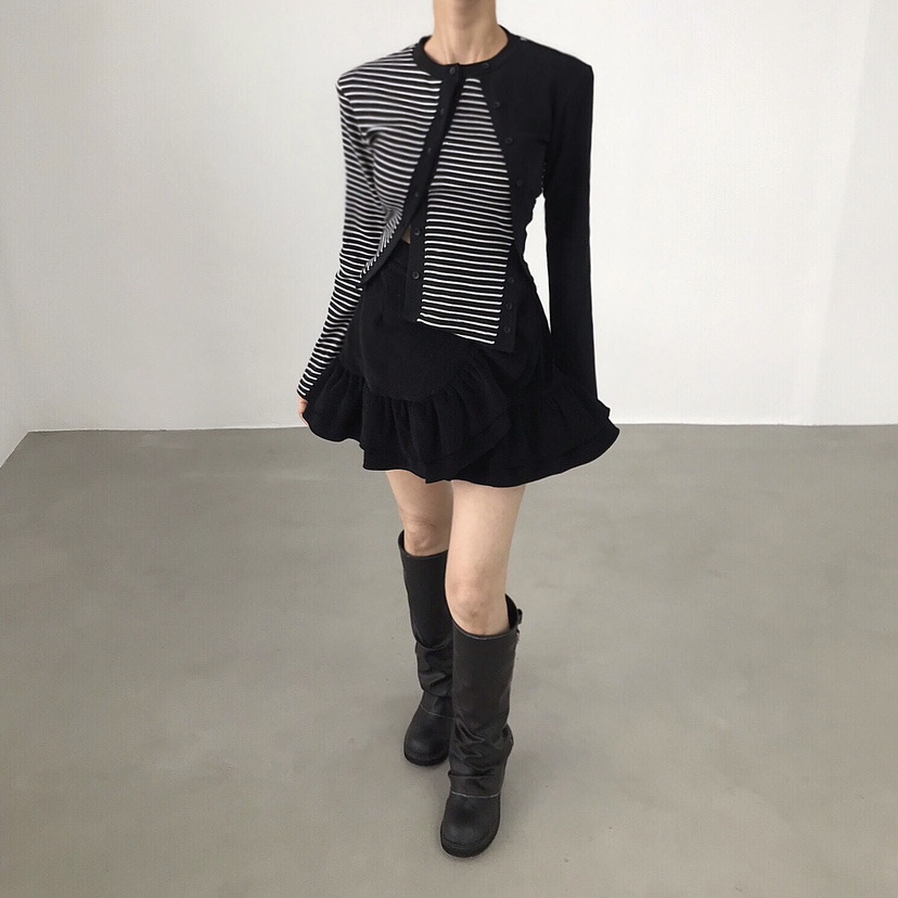 2TWO MOON東大門㊣實拍女裝新品時尚人氣職業25秋冬休閑短裙2TWO MOON短裙