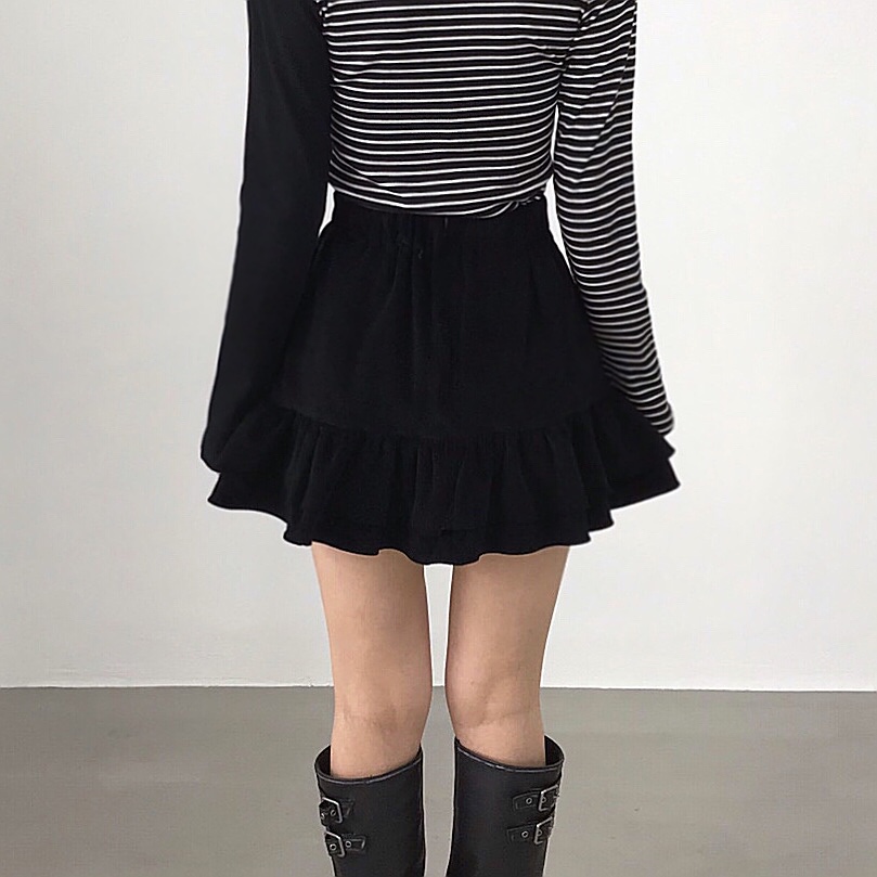 2TWO MOON東大門㊣實拍女裝新品時尚人氣職業25秋冬休閑短裙2TWO MOON短裙圖色3