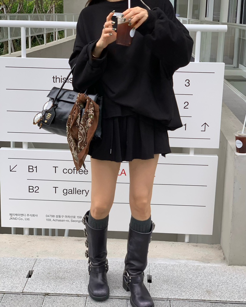 REVE CITE-L東大門㊣直郵女裝新款25秋冬人氣熱賣裙褲雙排扣REVE CITE裙褲