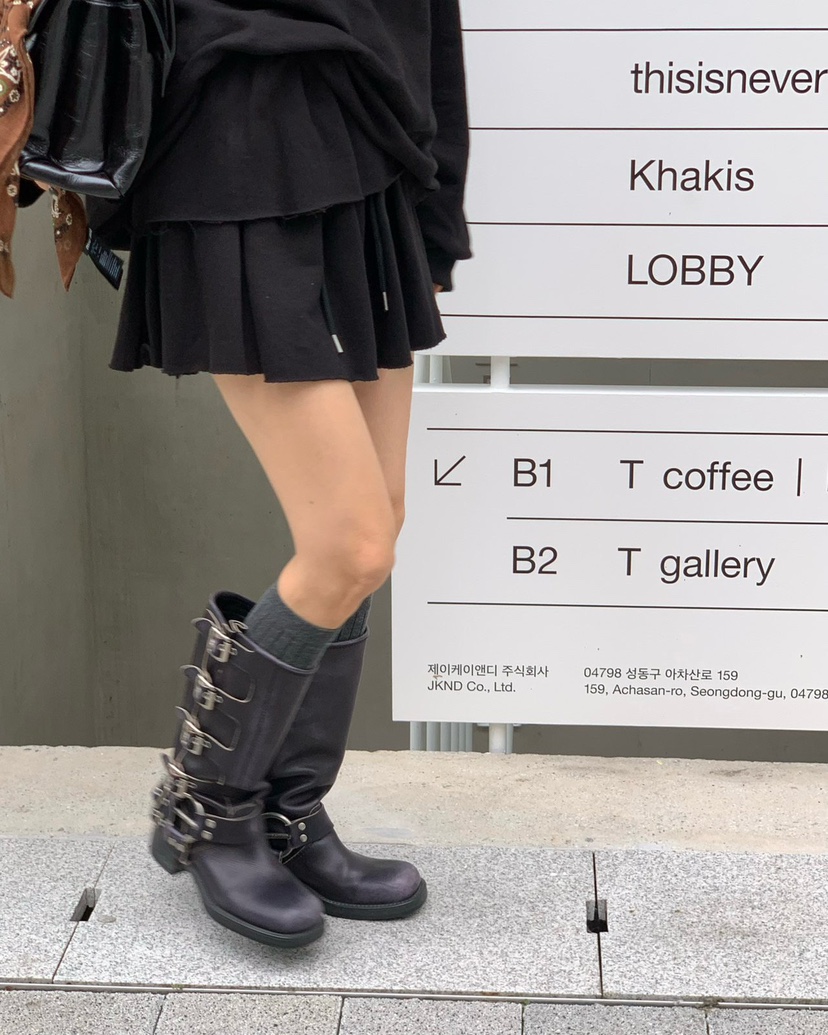 REVE CITE-L東大門㊣直郵女裝新款25秋冬人氣熱賣裙褲雙排扣REVE CITE裙褲