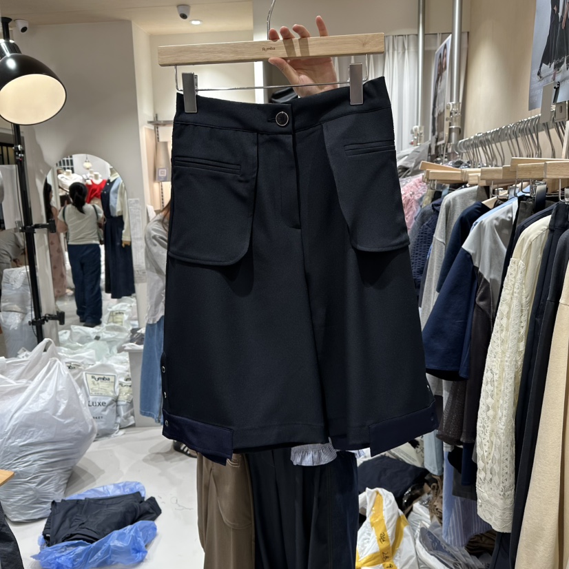 RUMBA韓國代購㊣女士新款職業推薦真品休閑時尚熱賣人氣短褲RUMBA短褲圖色2