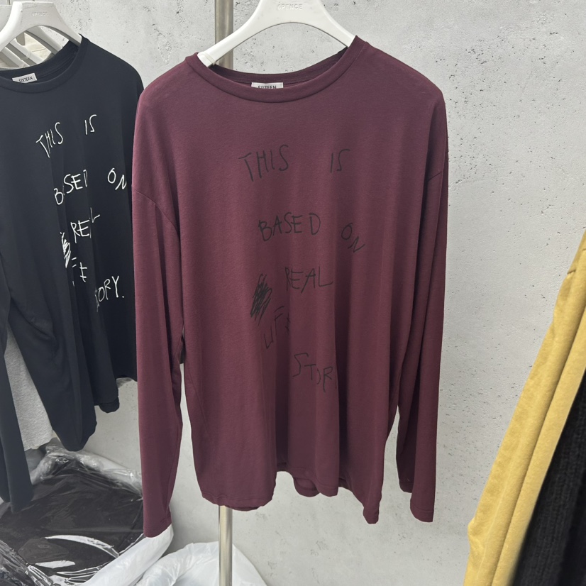 6PENCE-P東大門㊣實拍女士新品真品時尚職業推薦人氣長袖T恤SIXTEEN-6PENCE長袖T恤圖色4