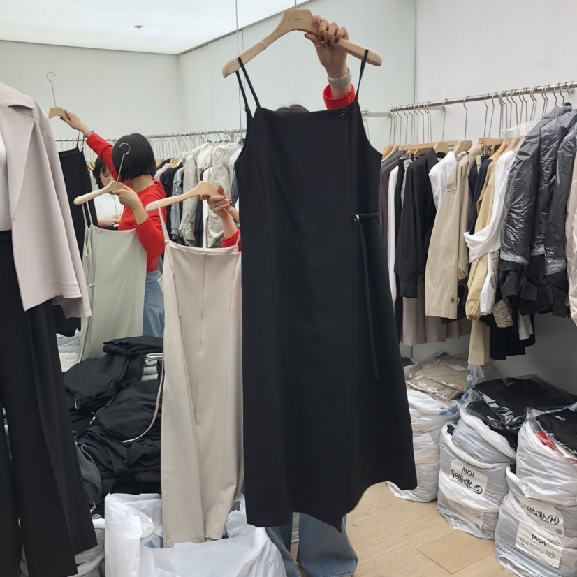 MOI-A韓國直郵㊣女士新品熱賣真品休閑時尚推薦職業連衣裙MOI-A連衣裙圖色2