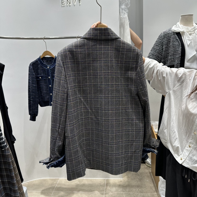 ENVY韓國代購㊣女士新款25秋冬職業熱賣真品人氣時尚推薦夾克ENVY夾克