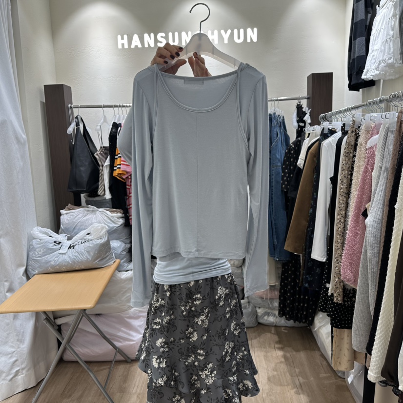 HANSUNGHYUN韓國代購㊣女裝新品真品人氣休閑25秋冬套裝兩件套HANSUNGHYUN套裝