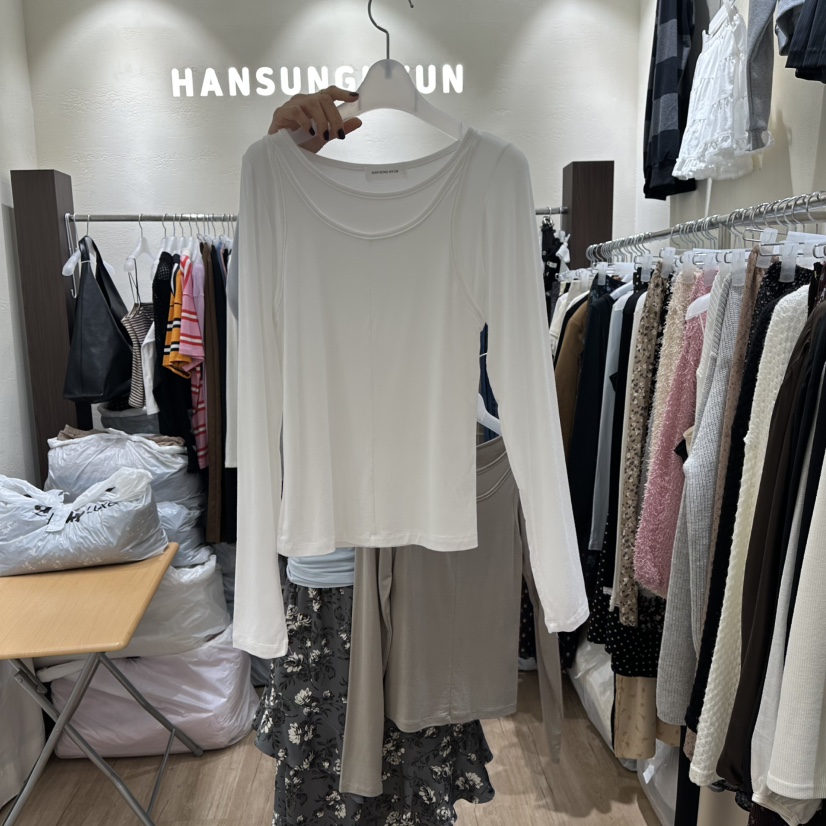 HANSUNGHYUN韓國代購㊣女裝新品真品人氣休閑25秋冬套裝兩件套HANSUNGHYUN套裝