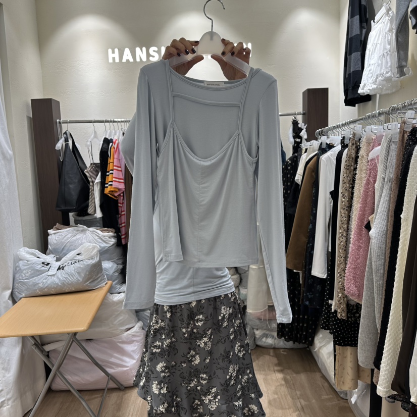 HANSUNGHYUN韓國代購㊣女裝新品真品人氣休閑25秋冬套裝兩件套HANSUNGHYUN套裝圖色2