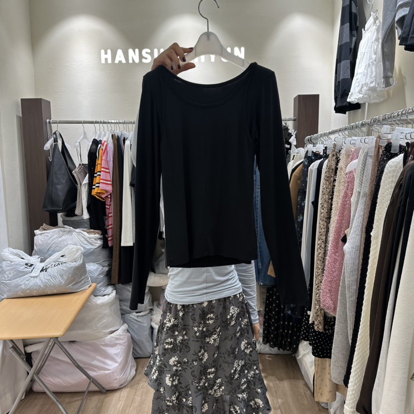 HANSUNGHYUN韓國代購㊣女裝新品真品人氣休閑25秋冬套裝兩件套HANSUNGHYUN套裝圖色4