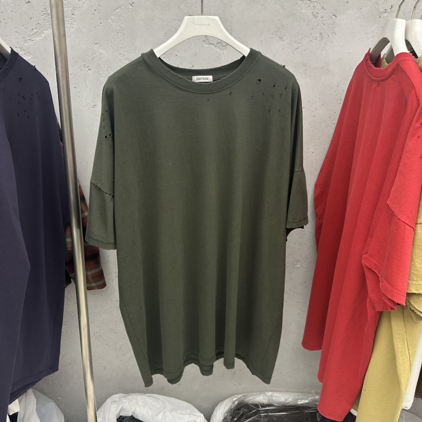 6PENCE-P韓國代購㊣女裝新品時尚25秋冬休閑真品人氣推薦T恤SIXTEEN-6PENCET恤圖色2