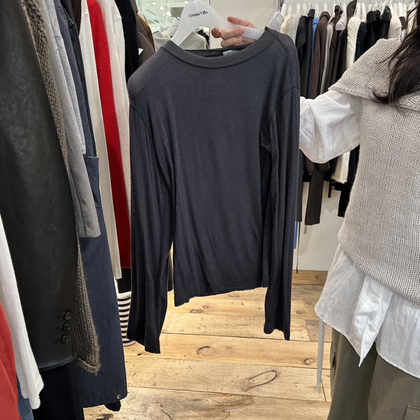 CREAM VILLA東大門㊣代購女士新品真品長袖T恤CREAMVILLA長袖T恤圖色2