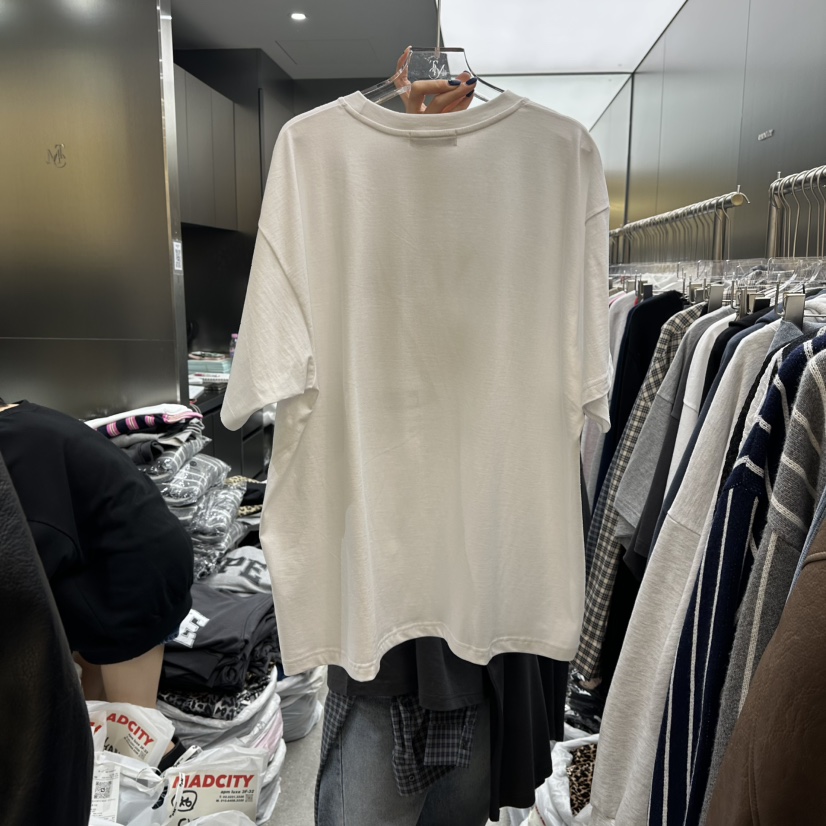 MADCITY韓國代購㊣女士新品25秋冬人氣熱賣推薦職業休閑T恤MADCITYT恤