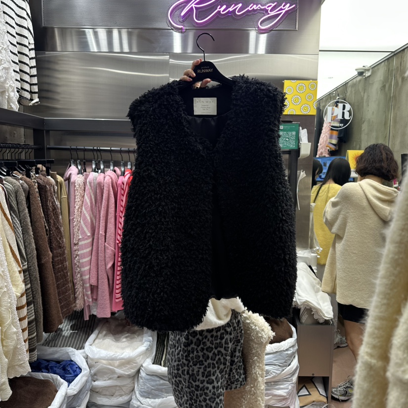 RUNWAY-런웨이東大門㊣代購女裝新品熱賣時尚推薦休閑馬甲RUNWAY馬甲圖色2