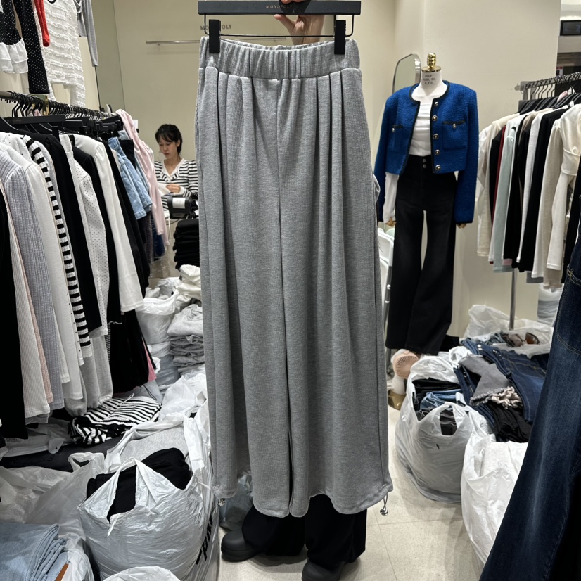 MONOPOLY東大門㊣代購女裝新款25秋冬休閑推薦熱賣休閑褲連帽MONO_POLY休閑褲圖色2