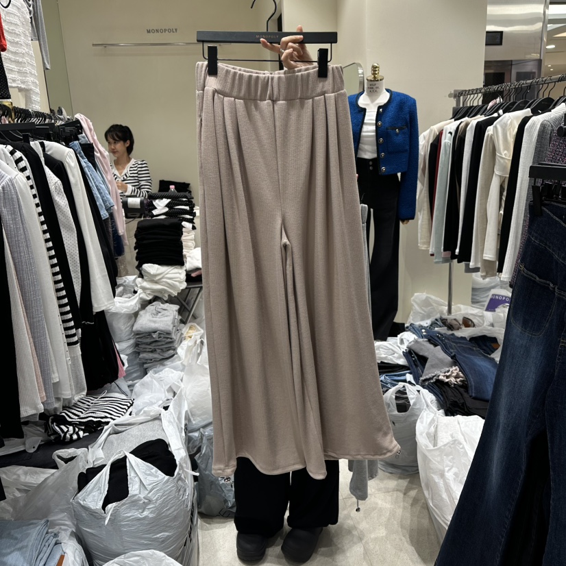 MONOPOLY東大門㊣代購女裝新款25秋冬休閑推薦熱賣休閑褲連帽MONO_POLY休閑褲圖色3