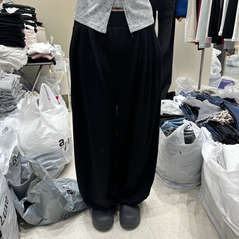 MONOPOLY東大門㊣代購女裝新款25秋冬休閑推薦熱賣休閑褲連帽MONO_POLY休閑褲圖色4