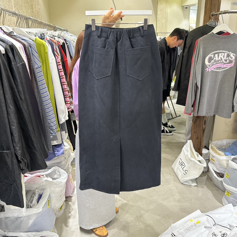 REFLAT韓國代購㊣女士新款休閑時尚真品25秋冬熱賣長裙超長REFLAT長裙