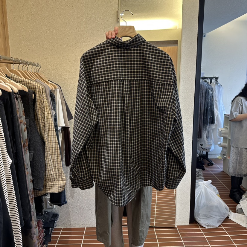 CHOI-L韓國直郵㊣女裝新品25秋冬真品熱賣休閑時尚襯衫蕾絲衫CHOI襯衫/蕾絲衫