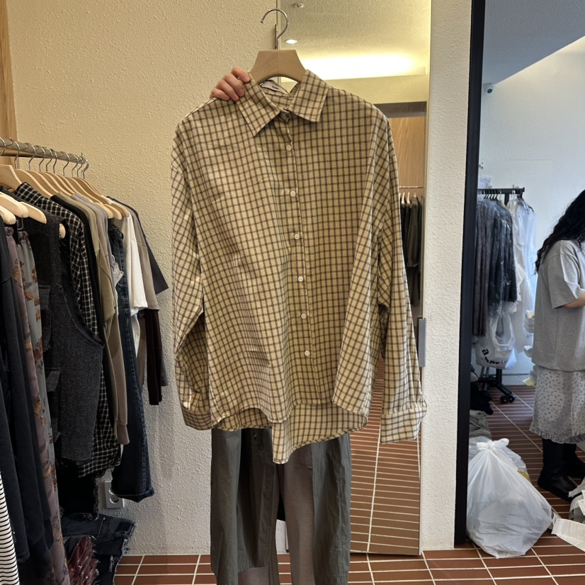 CHOI-L韓國直郵㊣女裝新品25秋冬真品熱賣休閑時尚襯衫蕾絲衫CHOI襯衫/蕾絲衫