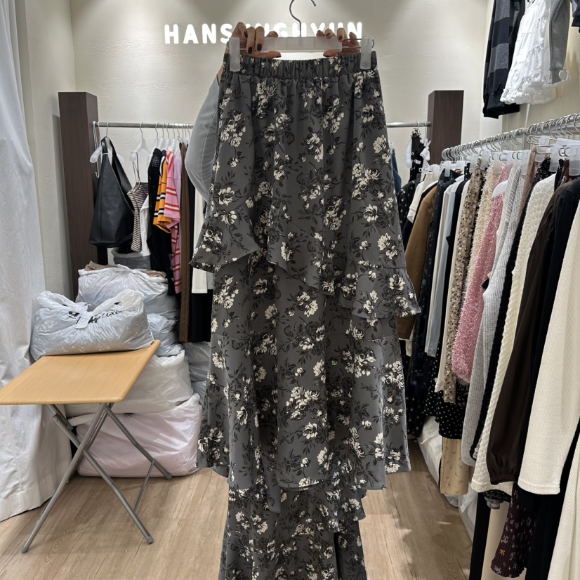 HANSUNGHYUN東大門㊣實拍女士新品職業真品推薦休閑時尚長裙HANSUNGHYUN長裙