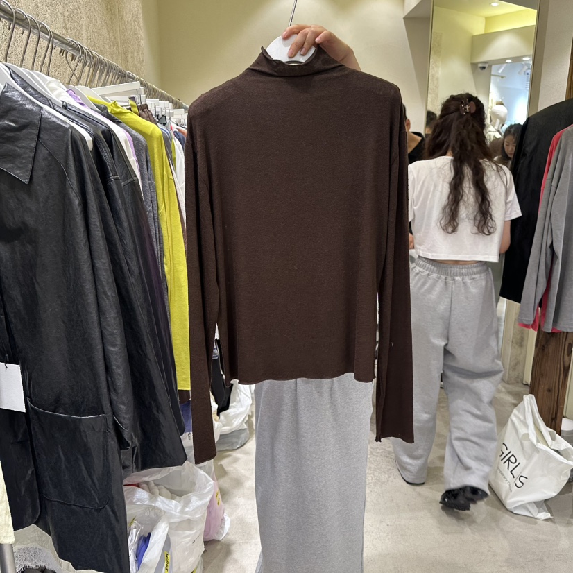 REFLAT東大門㊣實拍女士新品推薦熱賣人氣職業真品休閑長袖T恤REFLAT長袖T恤圖色5